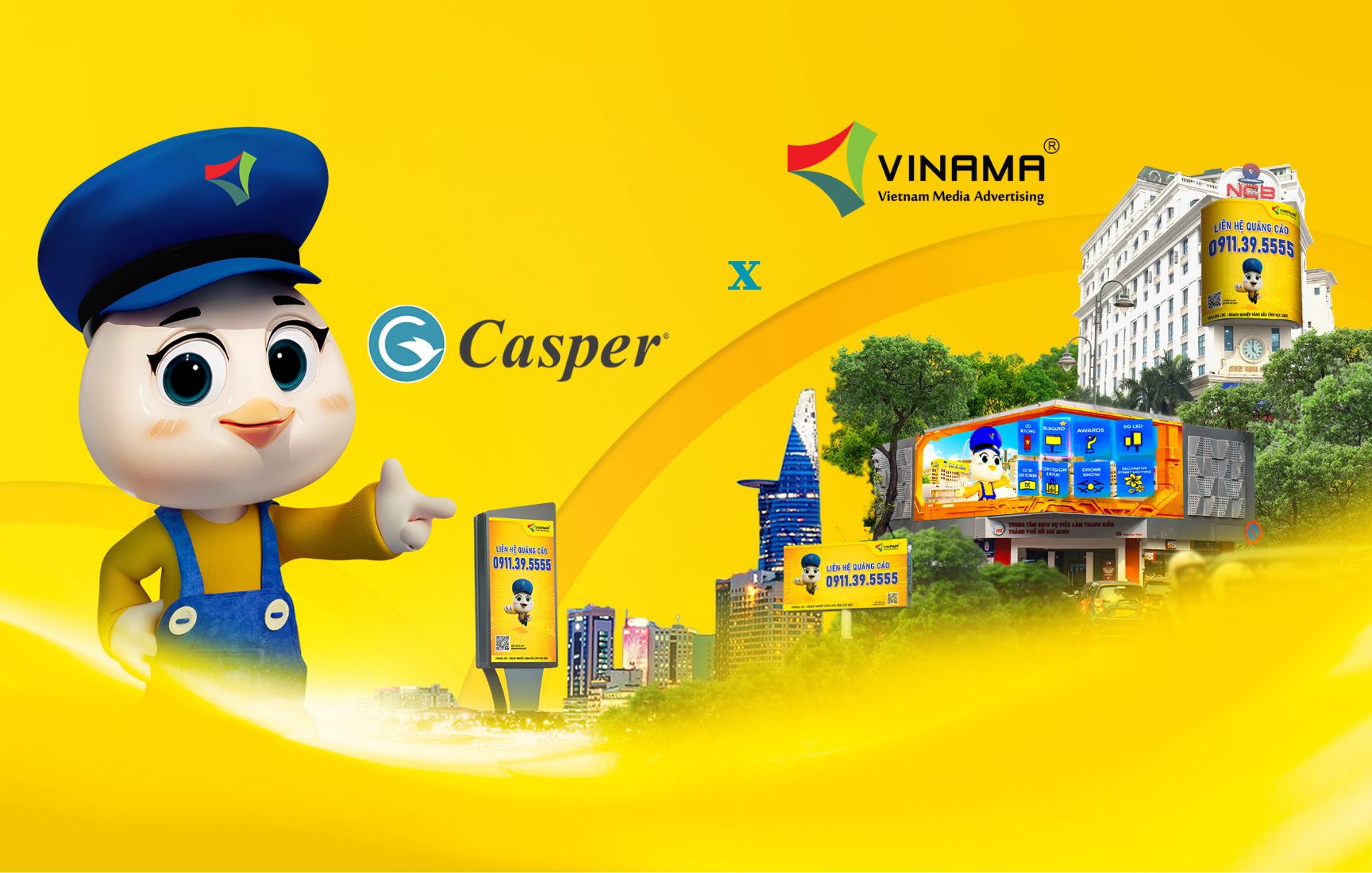 VINAMA x CASPER | Chiến Dịch Quảng Cáo Ngoài Trời Nâng Tầm Thương Hiệu Điện Tử – Điện Lạnh Đông Nam Á