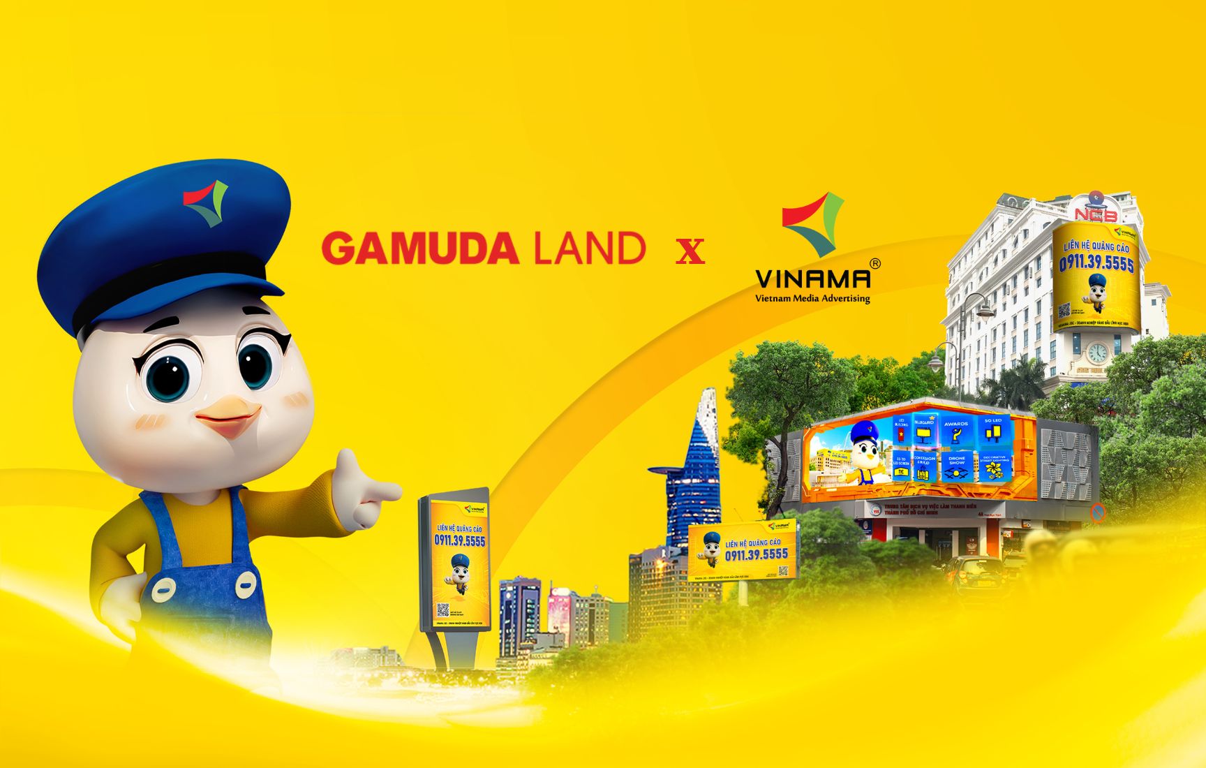 GAMUDA LAND x VINAMA OOH – CHIẾN DỊCH PHỦ SÓNG “TỔ ẤM MỚI GIỮA LÒNG THÀNH PHỐ”
