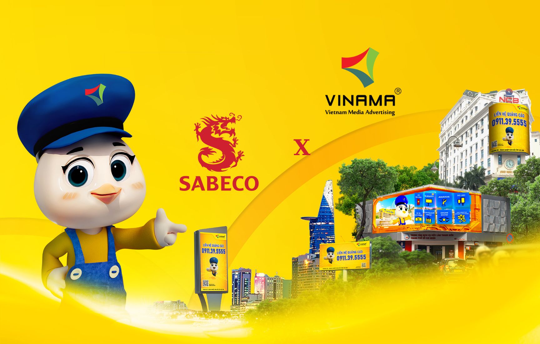 Sabeco x Vinama – Hợp Tác Triển Khai Chiến Dịch Quảng Cáo Ngoài Trời Tôn Vinh Thương Hiệu Bia Việt