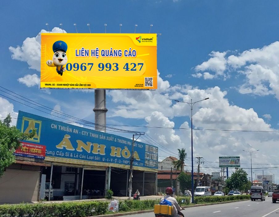 Billboard Vinama_ Gần Cổng Chào Bình Dương 