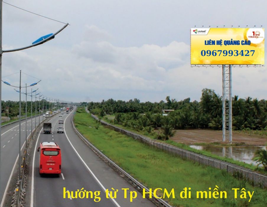 Billboard Vinama_ Cao Tốc Trung Lương – TP. HCM, Giáp Ranh Long An – Tiền Giang