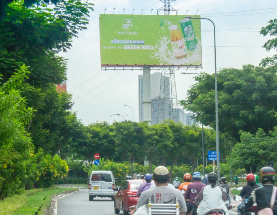 Billboard Vinama_ Chân Cầu Sài Gòn, P. Bình An – Quận 2