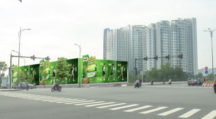 Hàng Rào Quảng Cáo Vinama_ Tố Hữu – Nguyễn Cơ Thạch – Quận 2 ( Bảng 1) 