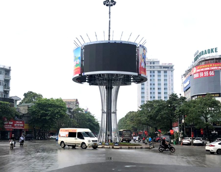 Màn Hình Led 2D Bùng Binh Ngã 8, Thành Phố Tuyên Quang 